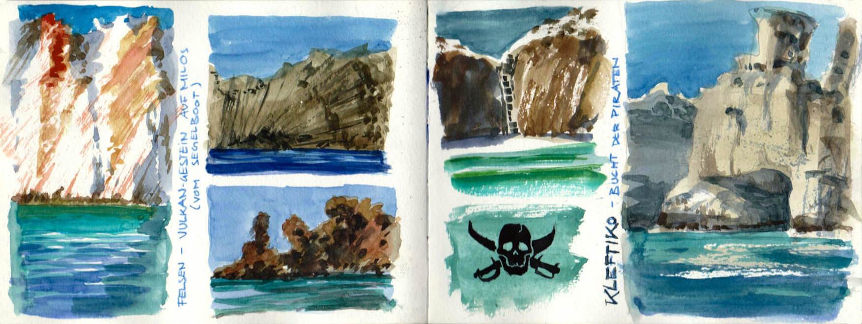 vulcanic rocks on Milos